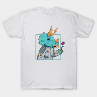 Triceratops Astronaut T-Shirt